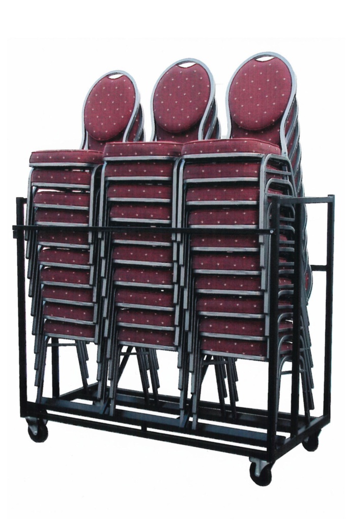 Transportkar voor 30 stackchairs